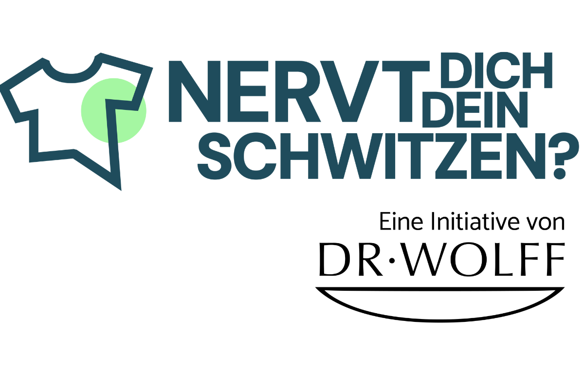 Logo Nervt dich dein Schwitzen? Informationsportal von Dr. Wolff